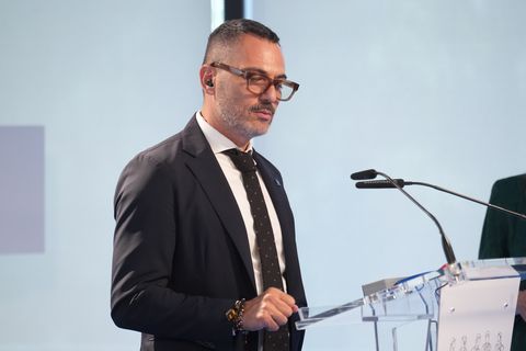 Manuel Rivera durante una intervención